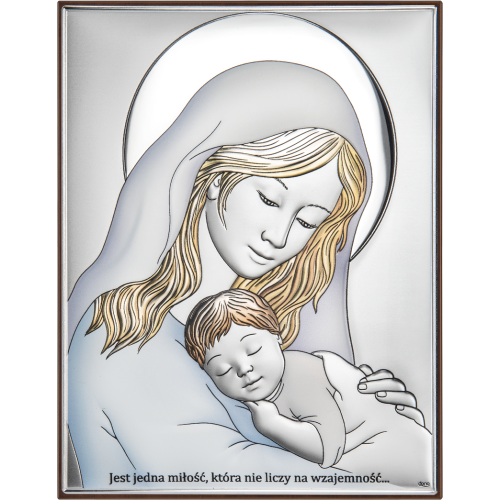 Obrazek Madonna z dzieciątkiem KOLOROWY DS38/2XC, 12x16 @