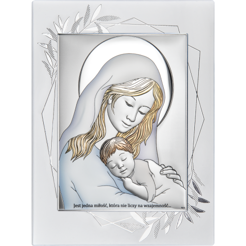 Obrazek Madonna z dzieciątkiem Kolorowy NA PANELU DS38FO/2C, 15x20 @