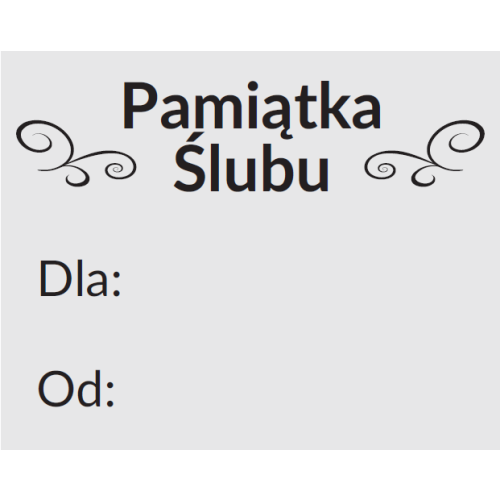 Grawer Pamiątka Ślubu G18D, 6x4