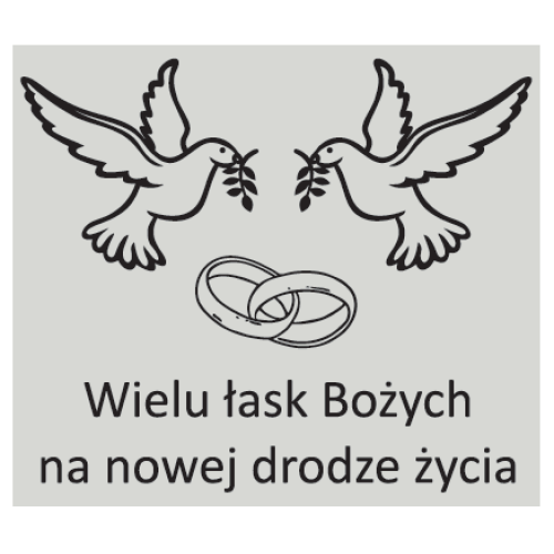 Grawer Pamiątka Ślubu GR4, 6x4