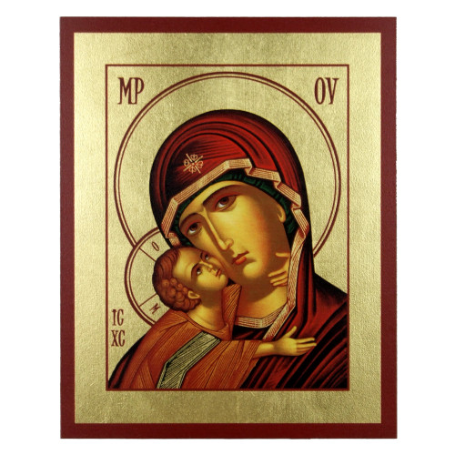 Ikona Złocona Matka Boska Włodzimierska IKD-19