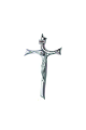 Krzyż metalowy 003131, 14x25
