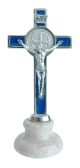 Krzyż Metalowy Stojący Niebieski CSB85SB/BL