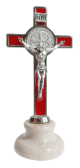Krzyż Metalowy Stojący Czerwony CSB85SB/RS