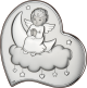 Obrazek aniołek na chmurce DS37/4, 25x25 @