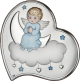 Obrazek aniołek na chmurce NIEBIESKI DS37/1CC, 8x8 @