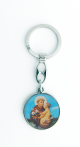 Brelok metalowy Święty Antoni / Święty Krzysztof 5328/P2/ANT
