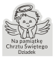 Grawer Pamiątka Chrztu Świętego G1E