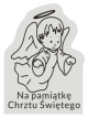 Grawer Pamiątka Chrztu Świętego G2