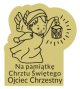 Grawer Pamiątka Chrztu Świętego G3B/O
