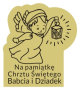 Grawer Pamiątka Chrztu Świętego G3C/O