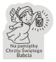 Grawer Pamiątka Chrztu Świętego G3D