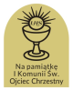 Grawer Pamiątka Pierwszej Komunii Świętej G7B/O, 4x6