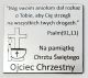 Grawer Pamiątka Chrztu Świętego GR1B, 6x4
