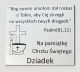 Grawer Pamiątka Chrztu Świętego GR1E, 6x4