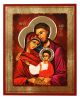 Ikona Złocona z nimbem Święta Rodzina IK D-02/N, 25x31
